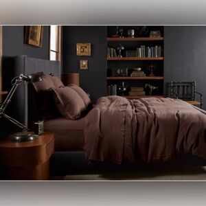 Parachute Home Linen Duvet Cover KING Raisin